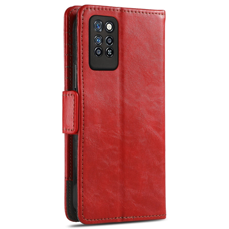 For Infinix Note 10 Pro CaseNeo Business Splicing Dual Magnetic Buckle Horizontal Flip PU Leather Case with Holder & Card Slots & Wallet