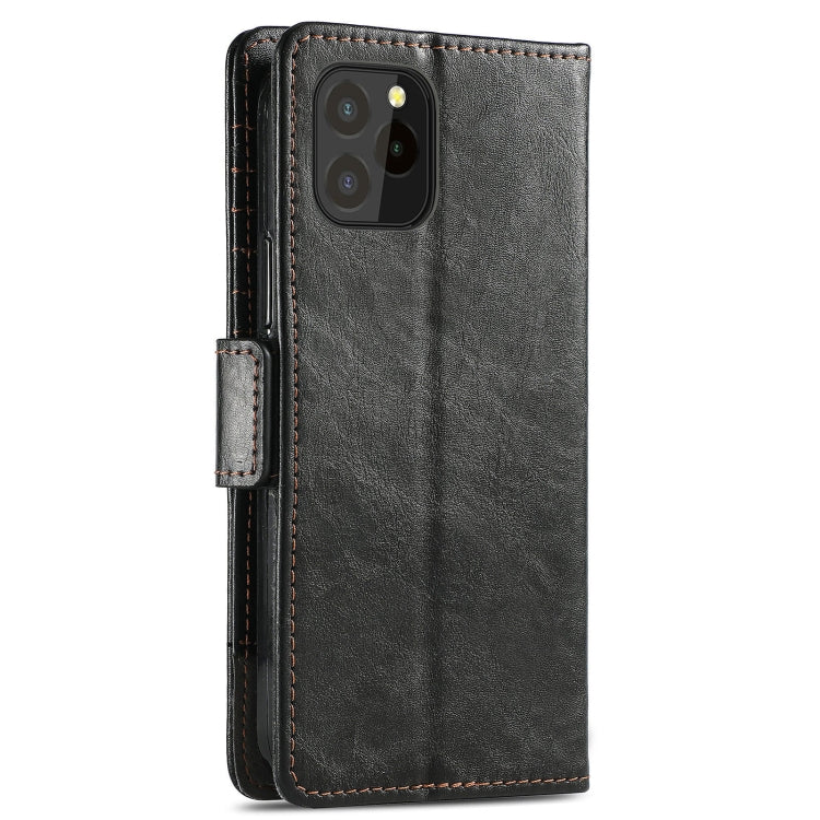 For Oukitel C21 Pro CaseNeo Business Splicing Dual Magnetic Buckle Horizontal Flip PU Leather Case with Holder & Card Slots & Wallet