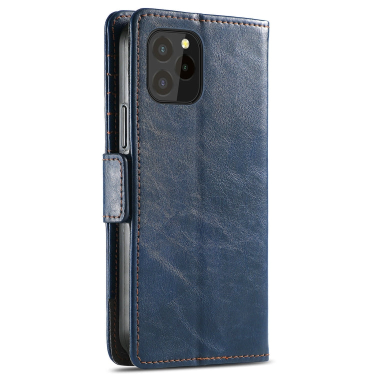 For Oukitel C21 Pro CaseNeo Business Splicing Dual Magnetic Buckle Horizontal Flip PU Leather Case with Holder & Card Slots & Wallet