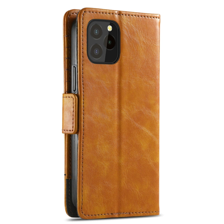 For Oukitel C21 Pro CaseNeo Business Splicing Dual Magnetic Buckle Horizontal Flip PU Leather Case with Holder & Card Slots & Wallet