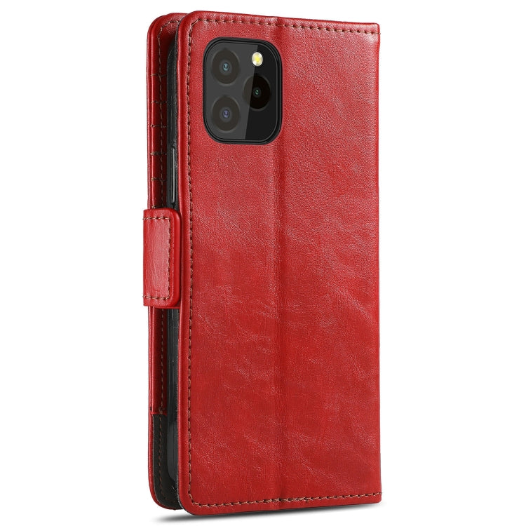 For Oukitel C21 Pro CaseNeo Business Splicing Dual Magnetic Buckle Horizontal Flip PU Leather Case with Holder & Card Slots & Wallet