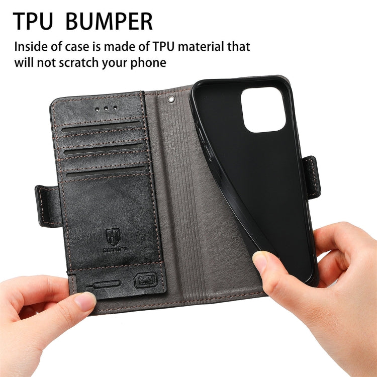 For ZTE Axon 30 5G CaseNeo Business Splicing Dual Magnetic Buckle Horizontal Flip PU Leather Case with Holder & Card Slots & Wallet