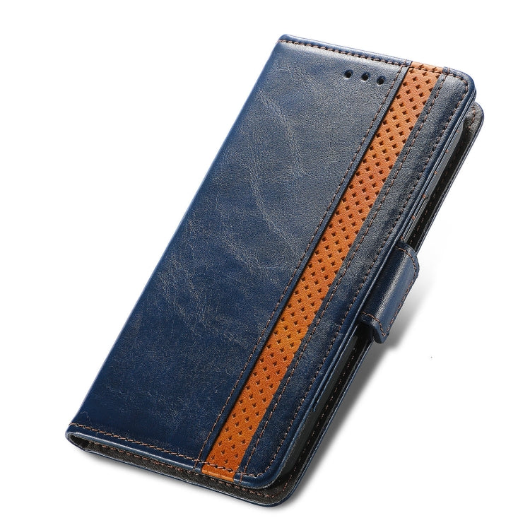 For ZTE Axon 30 5G CaseNeo Business Splicing Dual Magnetic Buckle Horizontal Flip PU Leather Case with Holder & Card Slots & Wallet