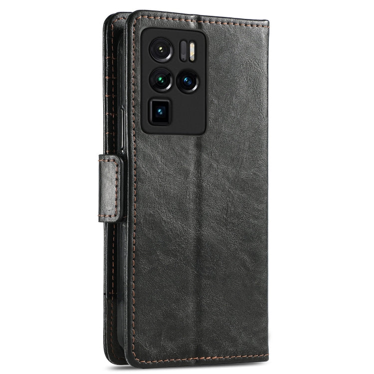 For ZTE Nubia Z30 Pro CaseNeo Business Splicing Dual Magnetic Buckle Horizontal Flip PU Leather Case with Holder & Card Slots & Wallet