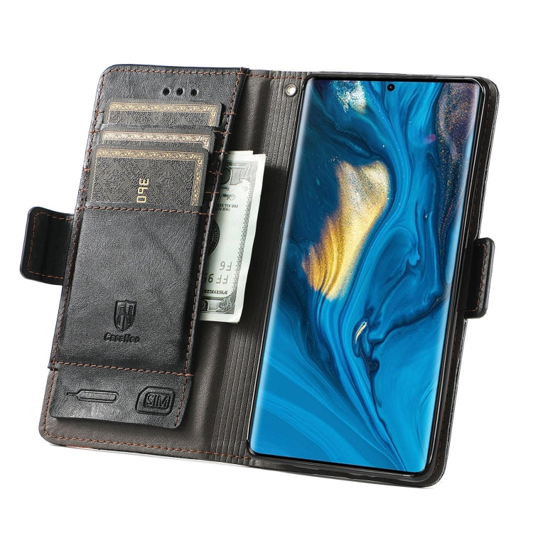 For ZTE Nubia Z30 Pro CaseNeo Business Splicing Dual Magnetic Buckle Horizontal Flip PU Leather Case with Holder & Card Slots & Wallet
