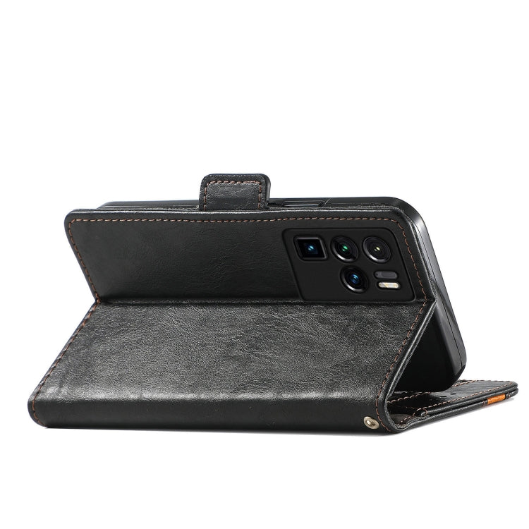 For ZTE Nubia Z30 Pro CaseNeo Business Splicing Dual Magnetic Buckle Horizontal Flip PU Leather Case with Holder & Card Slots & Wallet