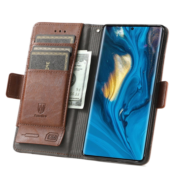 For ZTE Nubia Z30 Pro CaseNeo Business Splicing Dual Magnetic Buckle Horizontal Flip PU Leather Case with Holder & Card Slots & Wallet