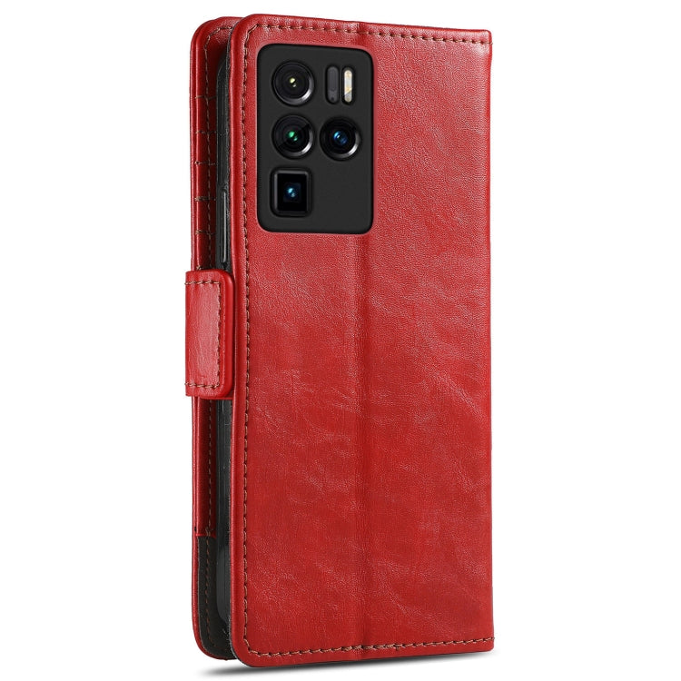 For ZTE Nubia Z30 Pro CaseNeo Business Splicing Dual Magnetic Buckle Horizontal Flip PU Leather Case with Holder & Card Slots & Wallet