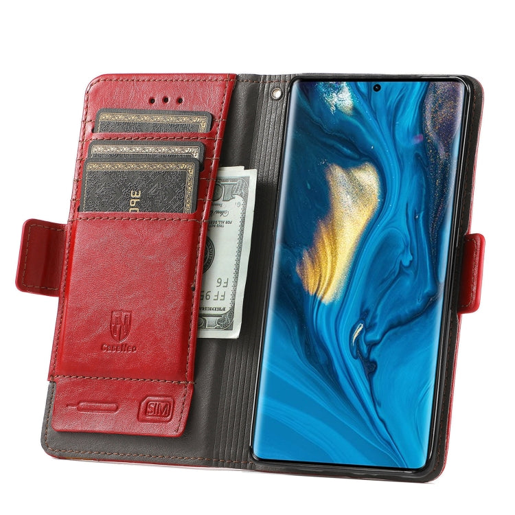 For ZTE Nubia Z30 Pro CaseNeo Business Splicing Dual Magnetic Buckle Horizontal Flip PU Leather Case with Holder & Card Slots & Wallet