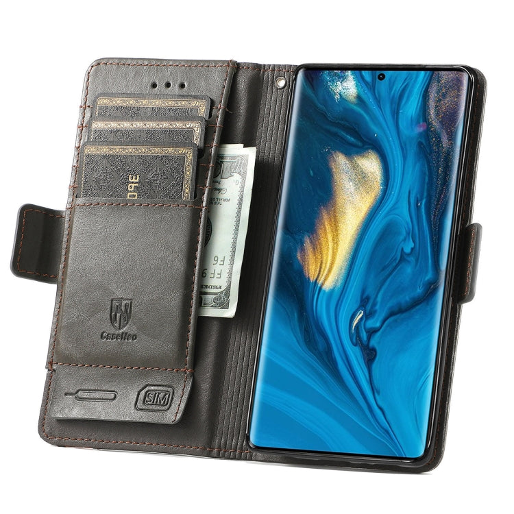 For ZTE Nubia Z30 Pro CaseNeo Business Splicing Dual Magnetic Buckle Horizontal Flip PU Leather Case with Holder & Card Slots & Wallet