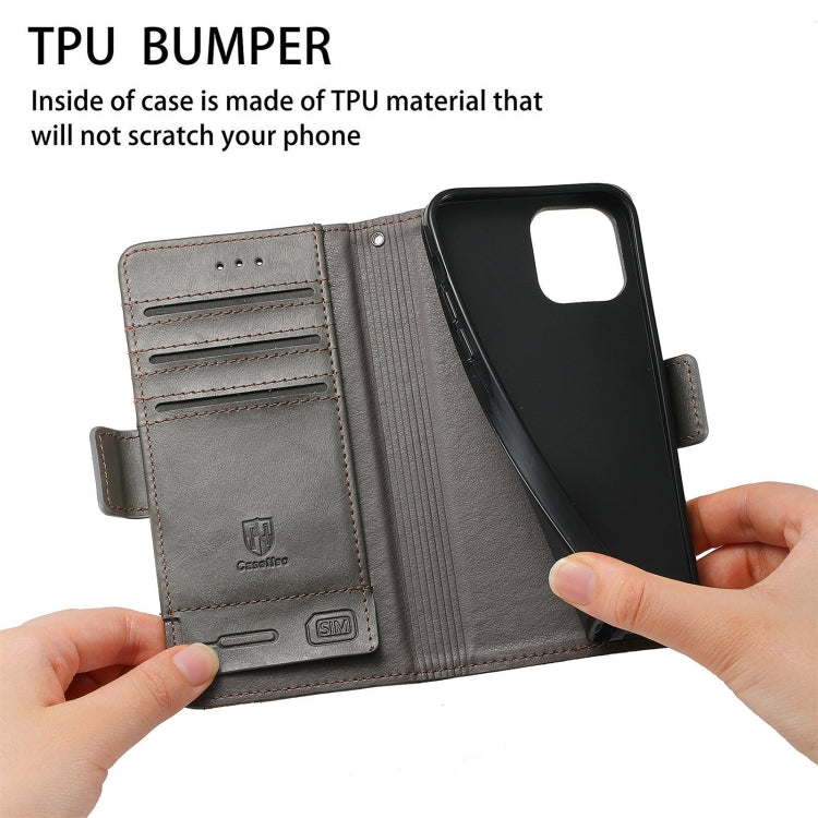 For ZTE Nubia Z30 Pro CaseNeo Business Splicing Dual Magnetic Buckle Horizontal Flip PU Leather Case with Holder & Card Slots & Wallet