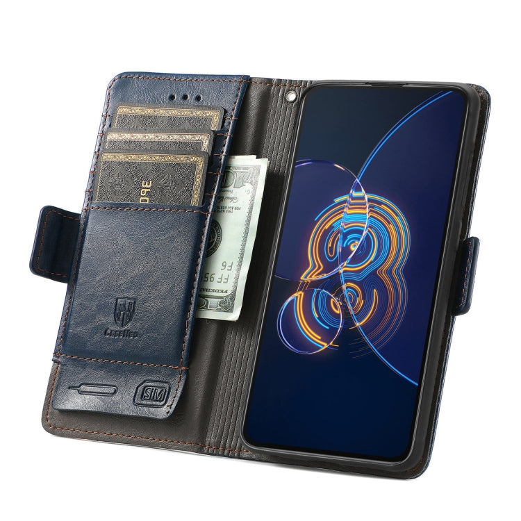 For Asus Zenfone 8 Flip CaseNeo Business Splicing Dual Magnetic Buckle Horizontal Flip PU Leather Case with Holder & Card Slots & Wallet