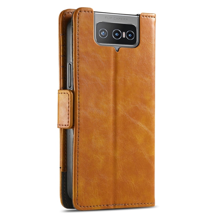 For Asus Zenfone 8 Flip CaseNeo Business Splicing Dual Magnetic Buckle Horizontal Flip PU Leather Case with Holder & Card Slots & Wallet
