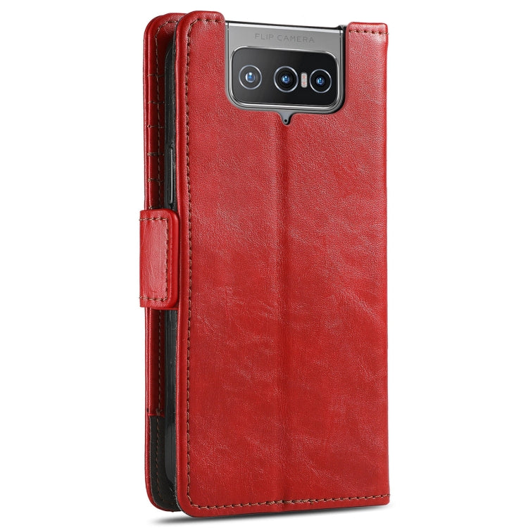 For Asus Zenfone 8 Flip CaseNeo Business Splicing Dual Magnetic Buckle Horizontal Flip PU Leather Case with Holder & Card Slots & Wallet