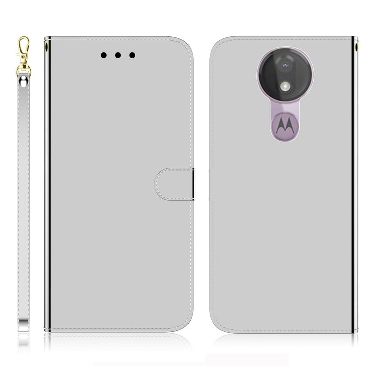 For Motorola Moto G7 Power Imitated Mirror Surface Horizontal Flip Leather Case with Holder & Card Slots & Wallet & Lanyard