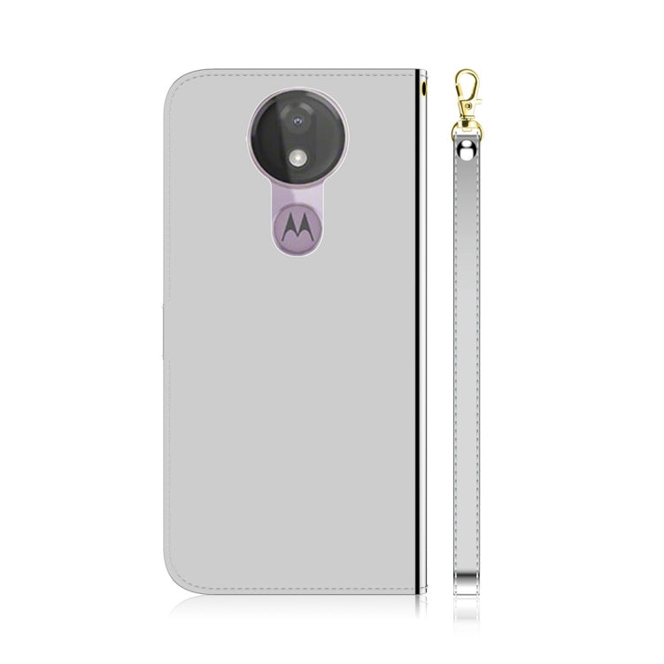For Motorola Moto G7 Power Imitated Mirror Surface Horizontal Flip Leather Case with Holder & Card Slots & Wallet & Lanyard