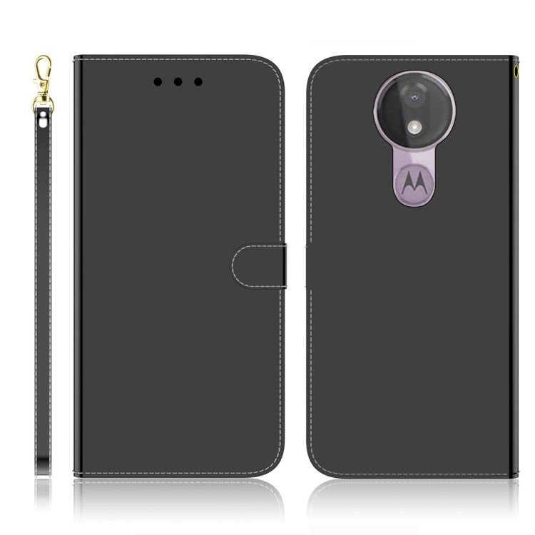 For Motorola Moto G7 Power Imitated Mirror Surface Horizontal Flip Leather Case with Holder & Card Slots & Wallet & Lanyard