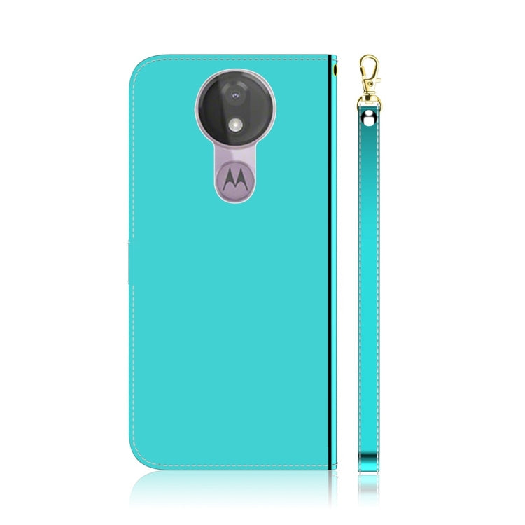 For Motorola Moto G7 Power Imitated Mirror Surface Horizontal Flip Leather Case with Holder & Card Slots & Wallet & Lanyard