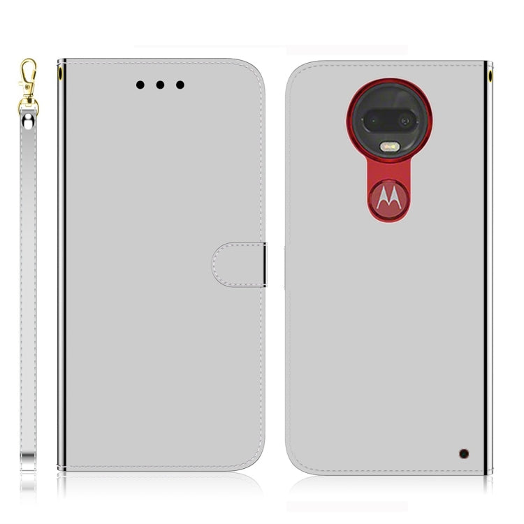 For Motorola Moto G7 / G7 Plus Imitated Mirror Surface Horizontal Flip Leather Case with Holder & Card Slots & Wallet & Lanyard
