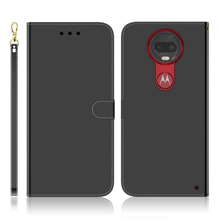 For Motorola Moto G7 / G7 Plus Imitated Mirror Surface Horizontal Flip Leather Case with Holder & Card Slots & Wallet & Lanyard