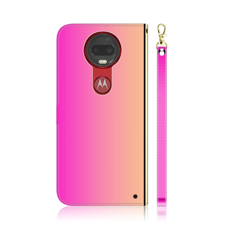 For Motorola Moto G7 / G7 Plus Imitated Mirror Surface Horizontal Flip Leather Case with Holder & Card Slots & Wallet & Lanyard