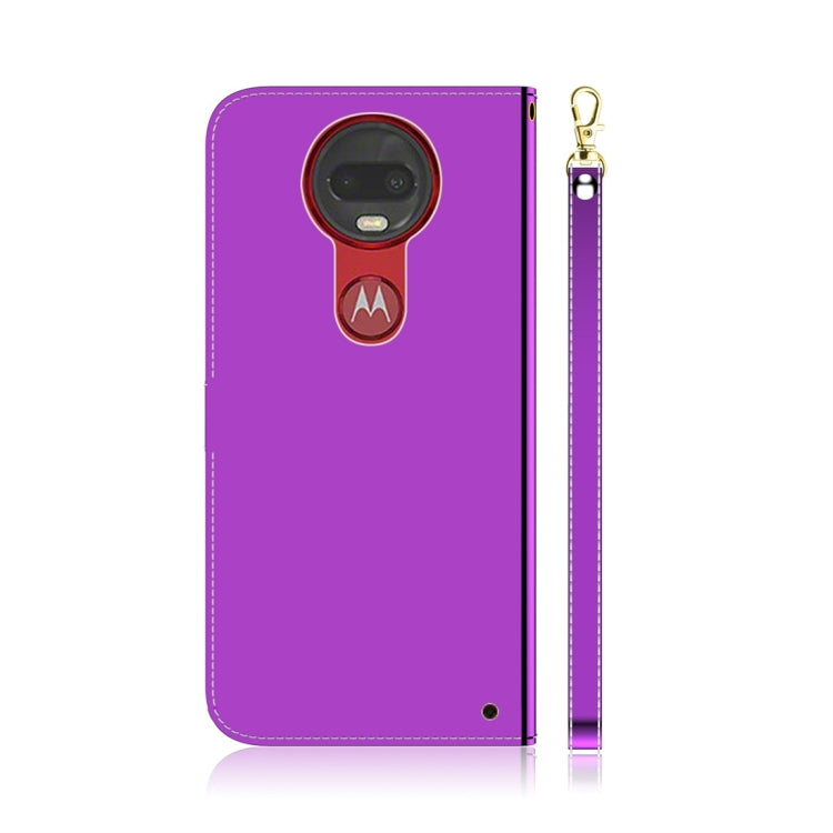 For Motorola Moto G7 / G7 Plus Imitated Mirror Surface Horizontal Flip Leather Case with Holder & Card Slots & Wallet & Lanyard