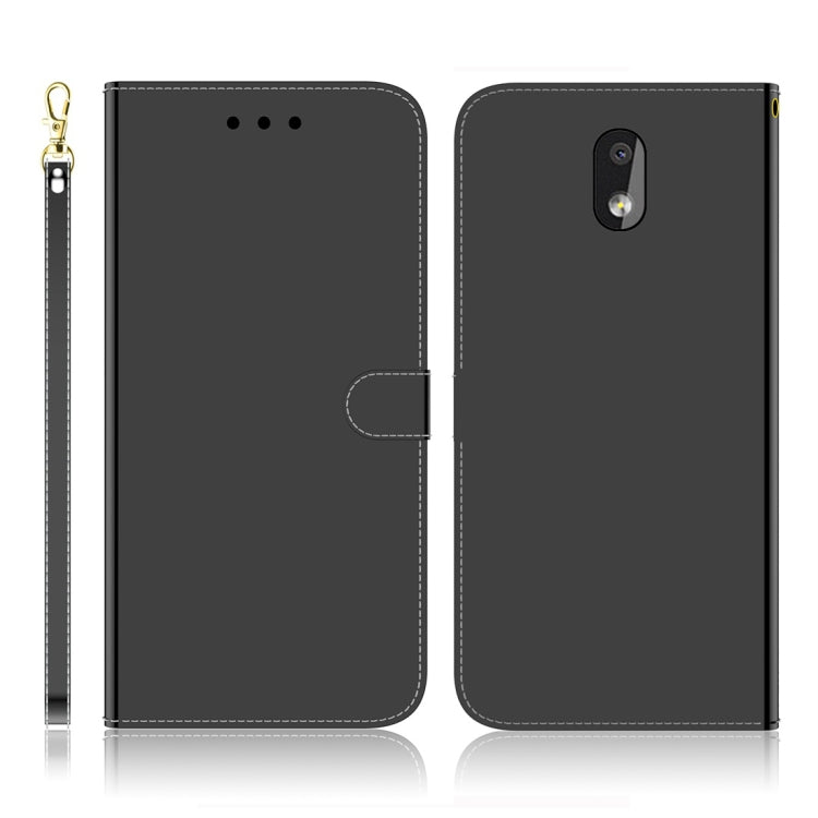 For Nokia 2.2 Imitated Mirror Surface Horizontal Flip Leather Case with Holder & Card Slots & Wallet & Lanyard