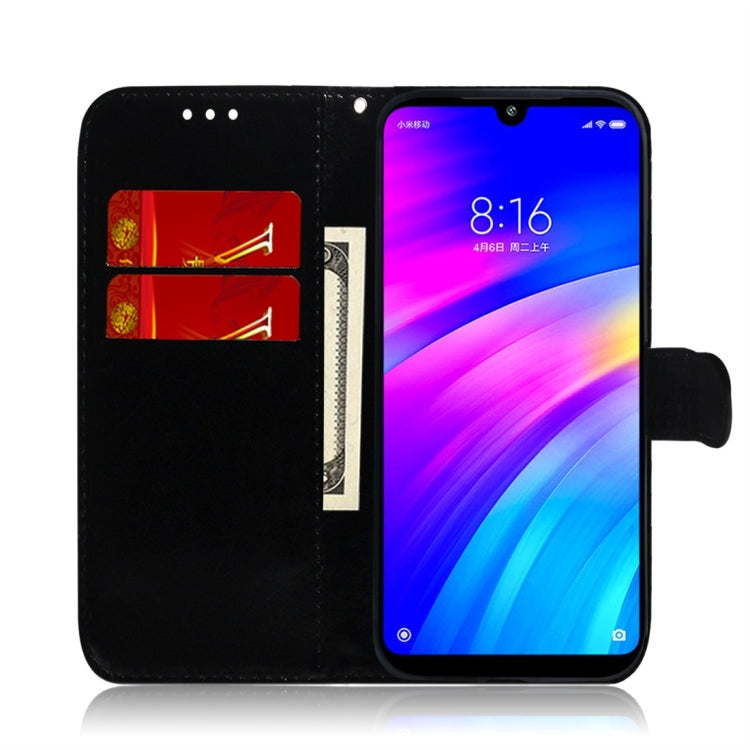 For Xiaomi Redmi 7 / Y3 Imitated Mirror Surface Horizontal Flip Leather Case with Holder & Card Slots & Wallet & Lanyard