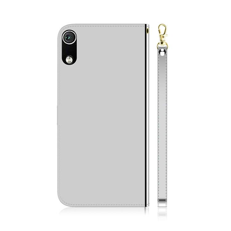 For Xiaomi Redmi 7A Imitated Mirror Surface Horizontal Flip Leather Case with Holder & Card Slots & Wallet & Lanyard