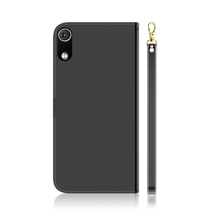 For Xiaomi Redmi 7A Imitated Mirror Surface Horizontal Flip Leather Case with Holder & Card Slots & Wallet & Lanyard