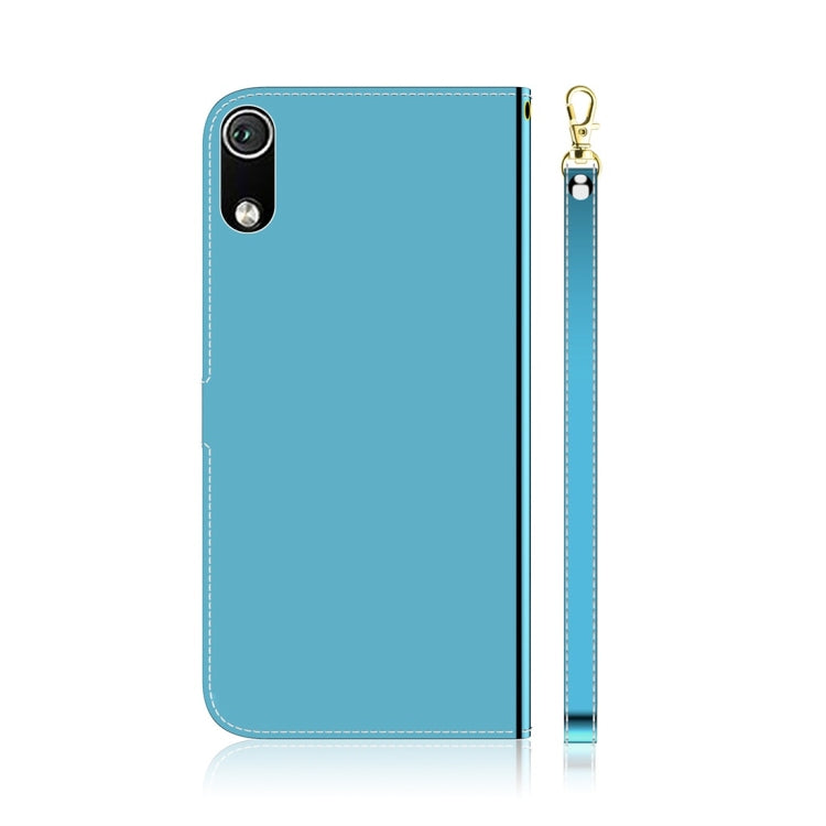 For Xiaomi Redmi 7A Imitated Mirror Surface Horizontal Flip Leather Case with Holder & Card Slots & Wallet & Lanyard