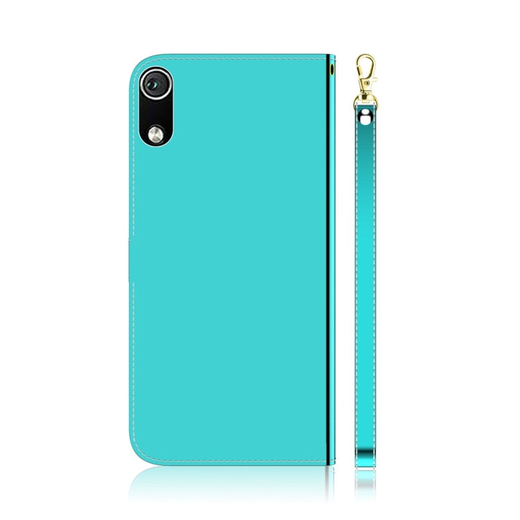 For Xiaomi Redmi 7A Imitated Mirror Surface Horizontal Flip Leather Case with Holder & Card Slots & Wallet & Lanyard