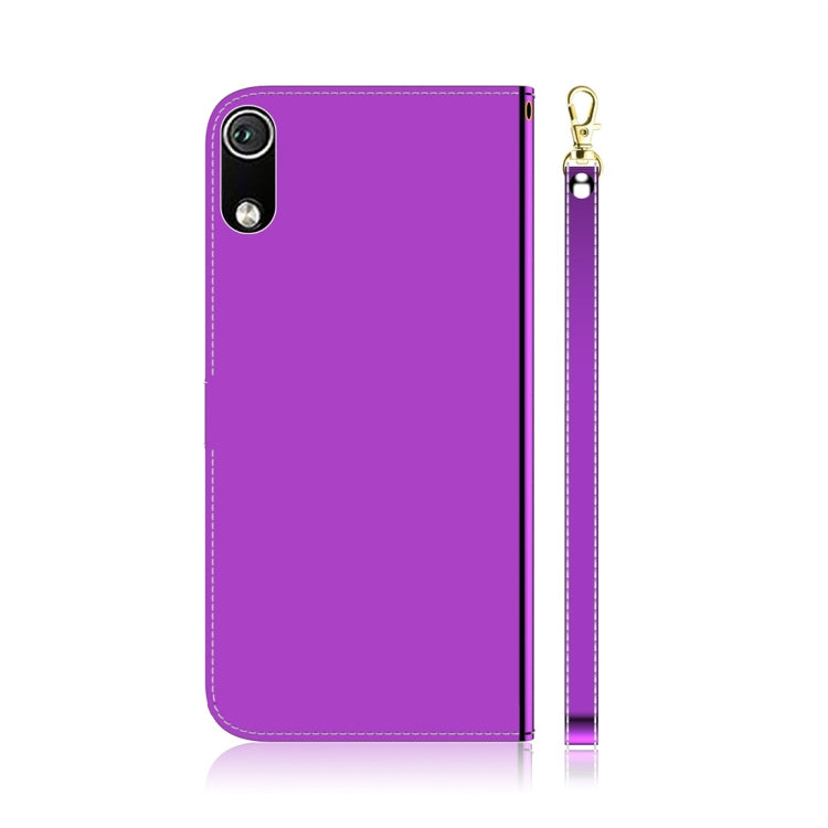 For Xiaomi Redmi 7A Imitated Mirror Surface Horizontal Flip Leather Case with Holder & Card Slots & Wallet & Lanyard