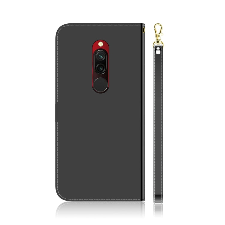 For Xiaomi Redmi 8 Imitated Mirror Surface Horizontal Flip Leather Case with Holder & Card Slots & Wallet & Lanyard