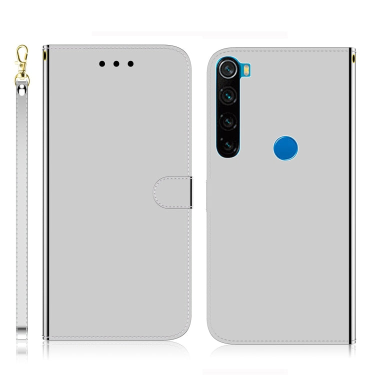 For Xiaomi Redmi Note 8 Imitated Mirror Surface Horizontal Flip Leather Case with Holder & Card Slots & Wallet & Lanyard