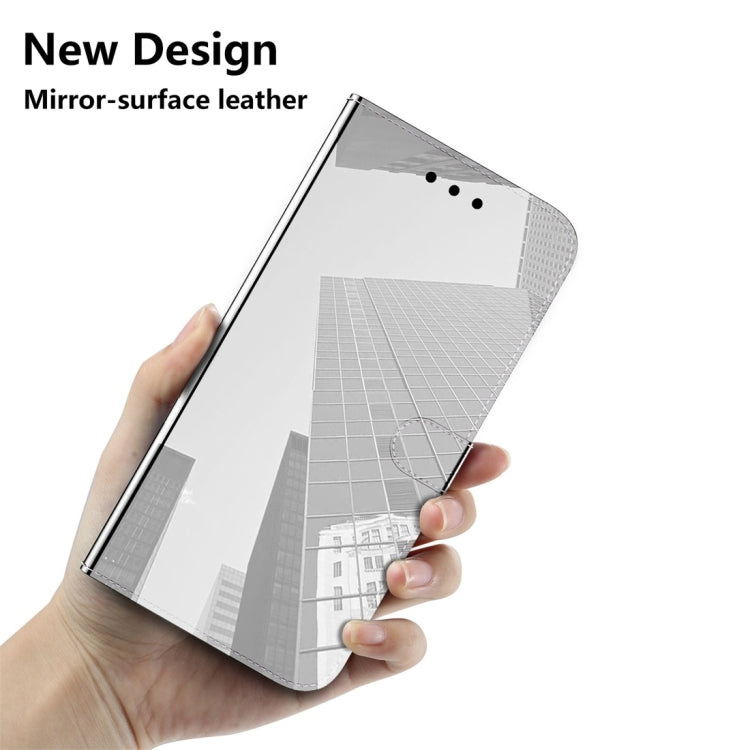 For Xiaomi Redmi Note 8 Imitated Mirror Surface Horizontal Flip Leather Case with Holder & Card Slots & Wallet & Lanyard