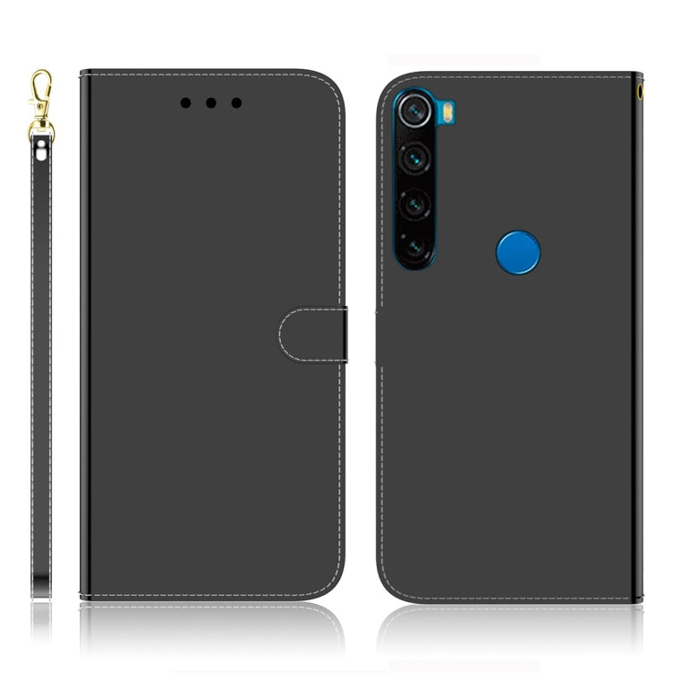 For Xiaomi Redmi Note 8 Imitated Mirror Surface Horizontal Flip Leather Case with Holder & Card Slots & Wallet & Lanyard