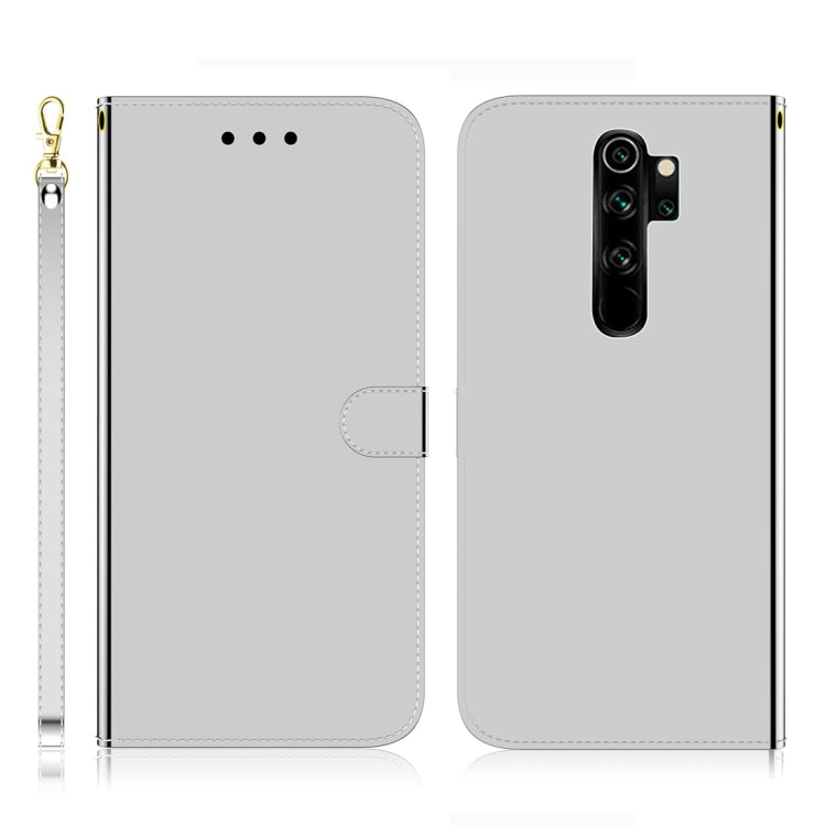 For Xiaomi Redmi Note 8 Pro Imitated Mirror Surface Horizontal Flip Leather Case with Holder & Card Slots & Wallet & Lanyard