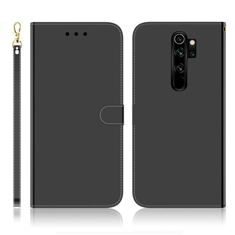 For Xiaomi Redmi Note 8 Pro Imitated Mirror Surface Horizontal Flip Leather Case with Holder & Card Slots & Wallet & Lanyard