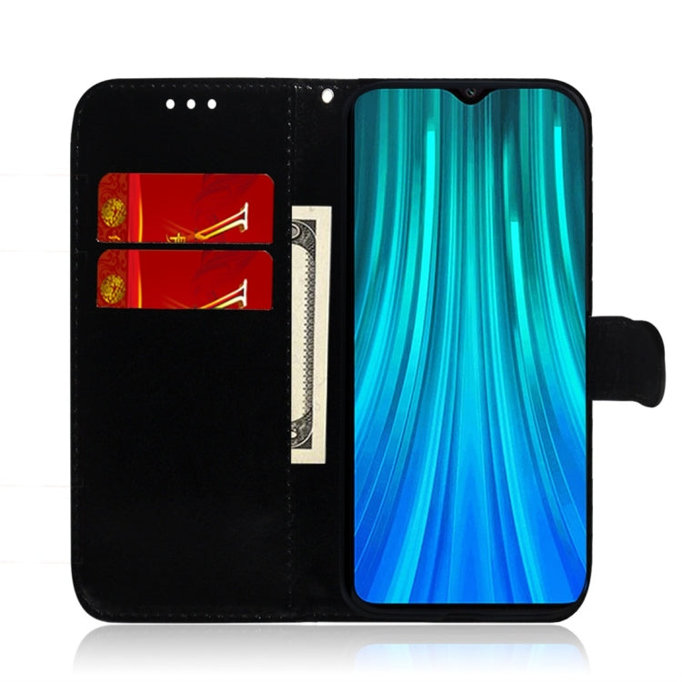 For Xiaomi Redmi Note 8 Pro Imitated Mirror Surface Horizontal Flip Leather Case with Holder & Card Slots & Wallet & Lanyard