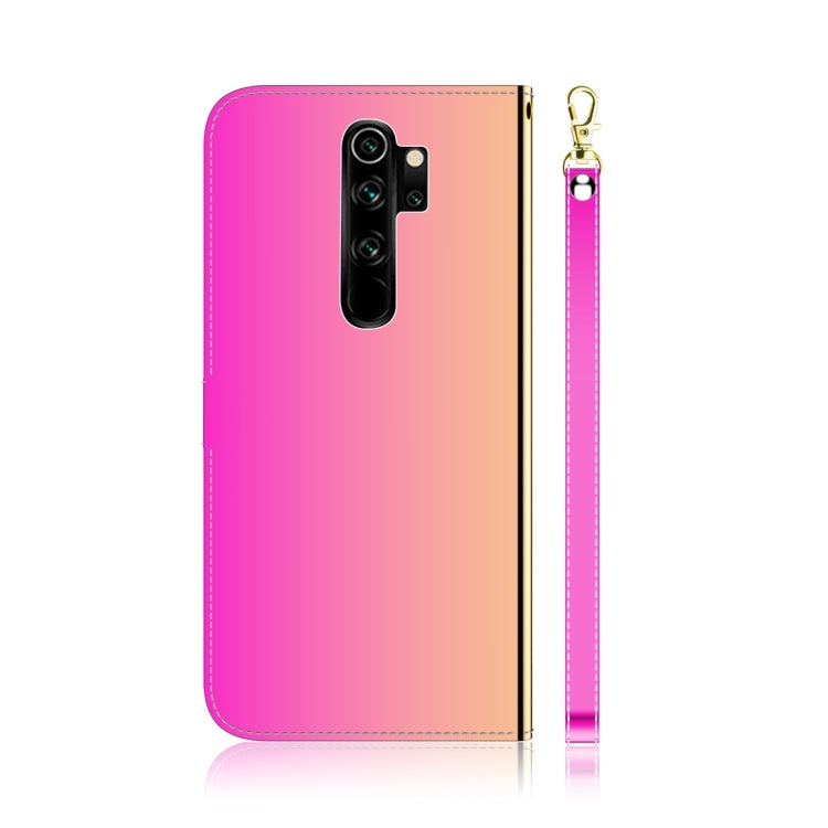 For Xiaomi Redmi Note 8 Pro Imitated Mirror Surface Horizontal Flip Leather Case with Holder & Card Slots & Wallet & Lanyard