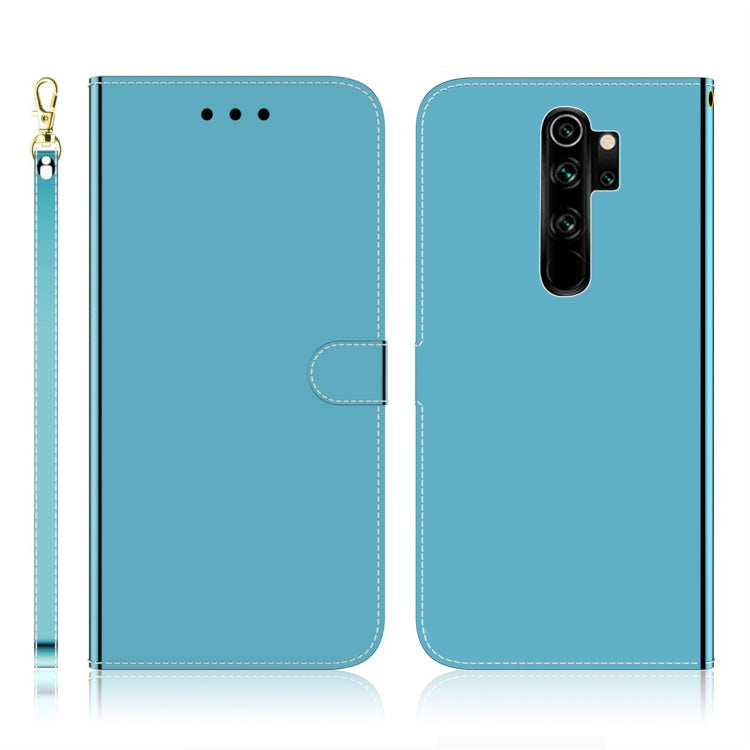 For Xiaomi Redmi Note 8 Pro Imitated Mirror Surface Horizontal Flip Leather Case with Holder & Card Slots & Wallet & Lanyard