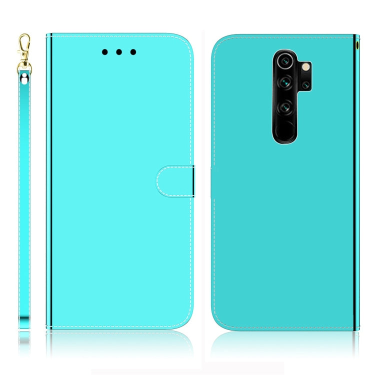 For Xiaomi Redmi Note 8 Pro Imitated Mirror Surface Horizontal Flip Leather Case with Holder & Card Slots & Wallet & Lanyard