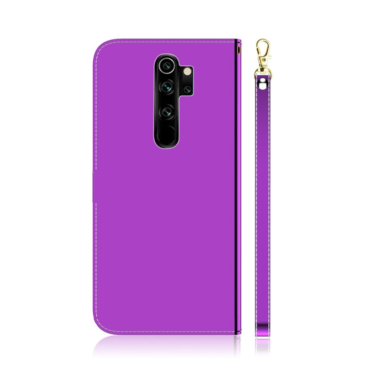 For Xiaomi Redmi Note 8 Pro Imitated Mirror Surface Horizontal Flip Leather Case with Holder & Card Slots & Wallet & Lanyard