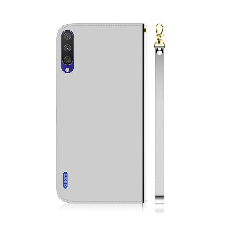 For Xiaomi Mi CC9e / A3 Imitated Mirror Surface Horizontal Flip Leather Case with Holder & Card Slots & Wallet & Lanyard