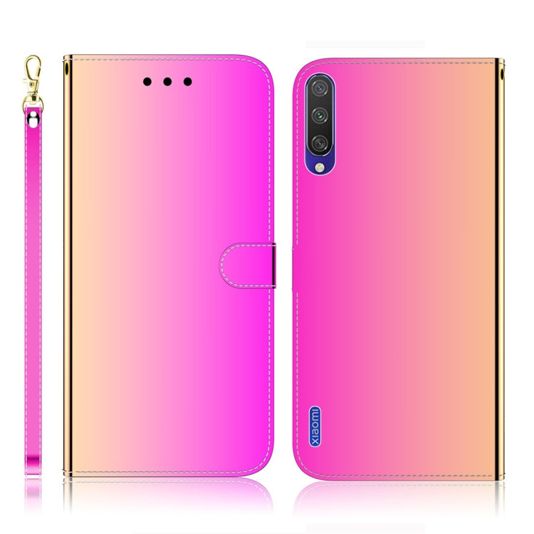 For Xiaomi Mi CC9e / A3 Imitated Mirror Surface Horizontal Flip Leather Case with Holder & Card Slots & Wallet & Lanyard