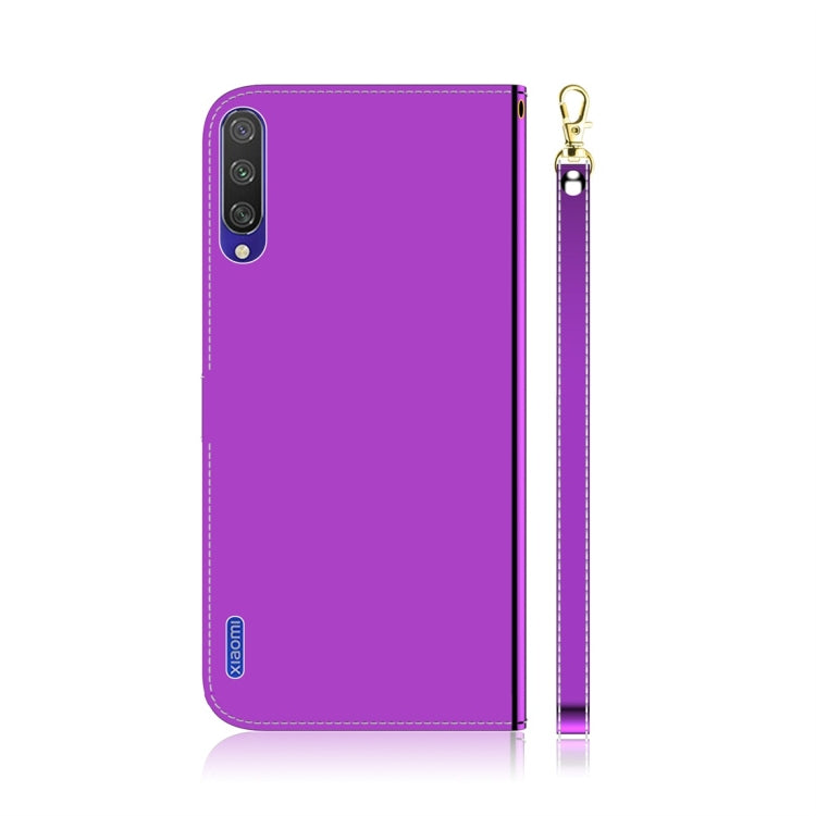 For Xiaomi Mi CC9e / A3 Imitated Mirror Surface Horizontal Flip Leather Case with Holder & Card Slots & Wallet & Lanyard
