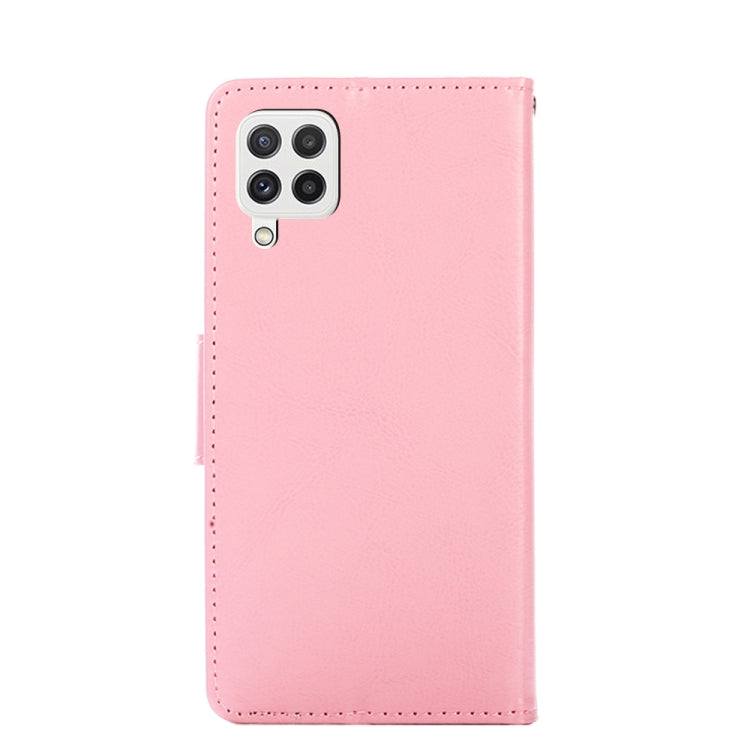 For Samsung Galaxy A22 4G Crystal Texture Horizontal Flip Leather Case with Holder & Card Slots & Wallet