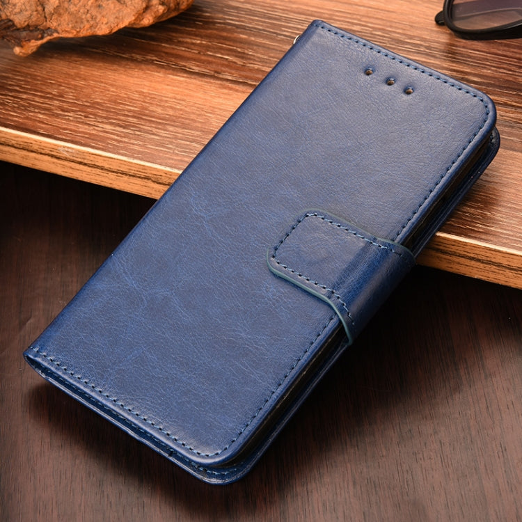 For Samsung Galaxy A22 5G Crystal Texture Horizontal Flip Leather Case with Holder & Card Slots & Wallet