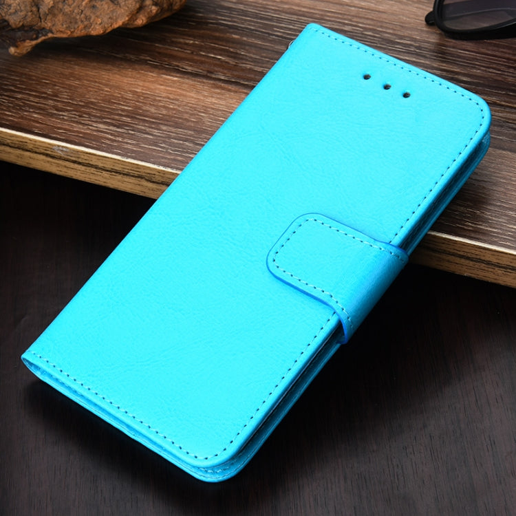 For Samsung Galaxy A22 5G Crystal Texture Horizontal Flip Leather Case with Holder & Card Slots & Wallet